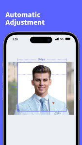 اسکرین شات 5 برنامه Vivid ID: Passport Photo Maker