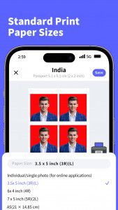 اسکرین شات برنامه Vivid ID: Passport Photo Maker 3