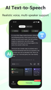 اسکرین شات 4 برنامه RecCloud - AI Speech to Text