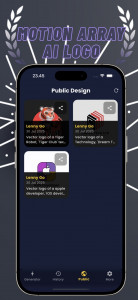 اسکرین شات 4 برنامه Motion Array – AI Logo Vector