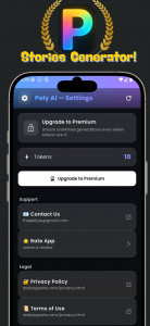 اسکرین شات 4 برنامه Poly AI – Stories Ai Generator