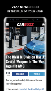 اسکرین شات برنامه CarBuzz - Daily Car News 3