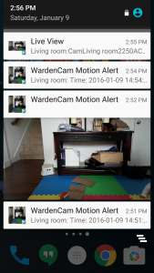 اسکرین شات برنامه Home Security Camera WardenCam 7