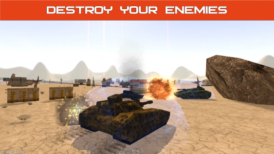 اسکرین شات بازی Tank Combat：Offline Battlezone 4