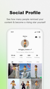 اسکرین شات 5 برنامه Viggle AI: Meme Maker