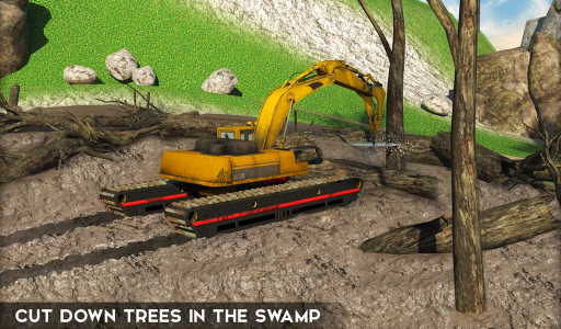 اسکرین شات بازی Amphibious Excavator Construction Crane Simulator 8