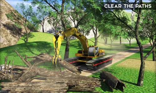 اسکرین شات بازی Amphibious Excavator Construction Crane Simulator 4