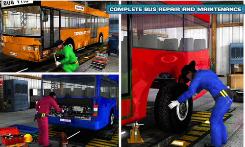 اسکرین شات بازی Gas Station Bus Parking Games 3