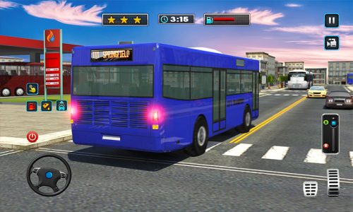 اسکرین شات بازی Gas Station Bus Parking Games 5