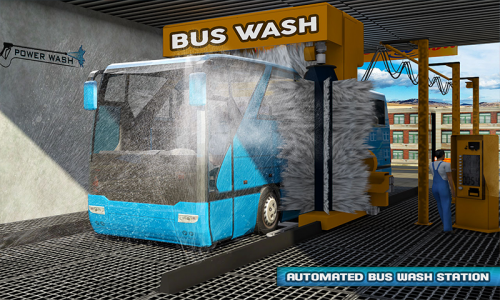 اسکرین شات بازی Gas Station Bus Parking Games 1