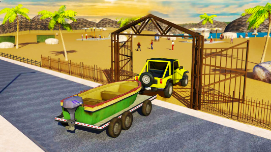 اسکرین شات بازی Camper Van Truck Driving Games 5