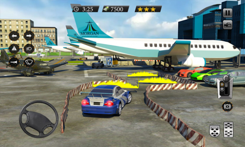 اسکرین شات بازی Smart Car Driving School 3D: Airport Parking Mania 2