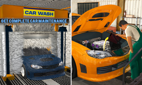 اسکرین شات بازی Smart Car Wash Service: Gas Station Car Paint Shop 1