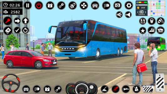 اسکرین شات بازی Coach Bus Train Driving Games 3
