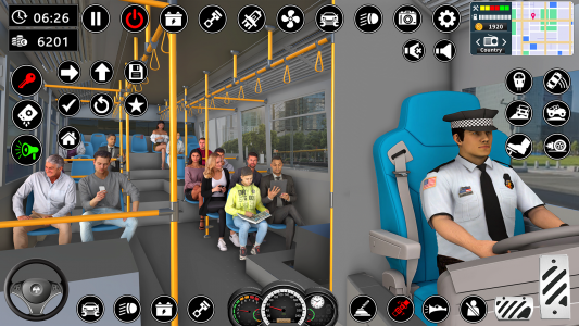 اسکرین شات بازی Coach Bus Train Driving Games 2