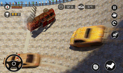 اسکرین شات بازی Death Well Demolition Derby- Stunt Car Destruction 3