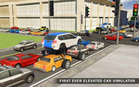 اسکرین شات بازی Elevated Car Driving Simulator: Modern Taxi Driver 8