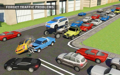 اسکرین شات بازی Elevated Car Driving Simulator: Modern Taxi Driver 7