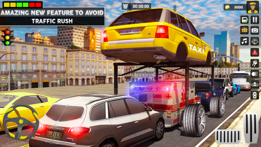 اسکرین شات بازی US Taxi Car Driving Games 7