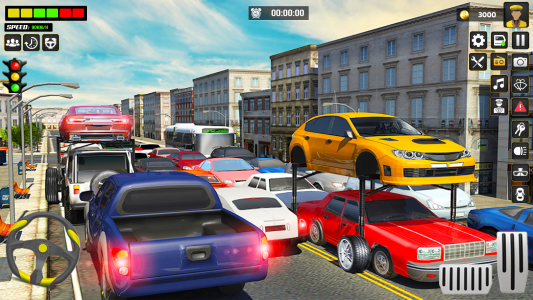 اسکرین شات بازی US Taxi Car Driving Games 4