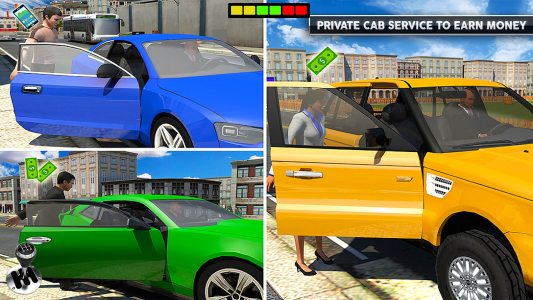 اسکرین شات بازی US Taxi Car Driving Games 6