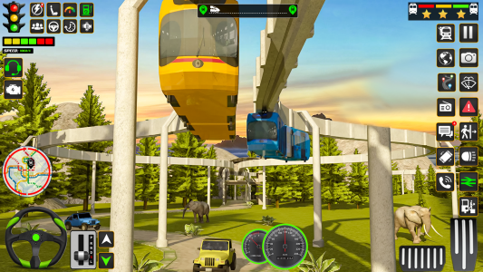 اسکرین شات بازی Modern Train Driver Train Game 4