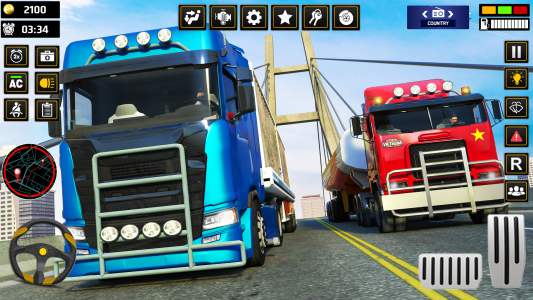 اسکرین شات بازی Truck Driving Transport Sim 3D 7