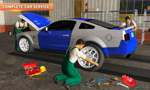 اسکرین شات بازی Gas Station & Car Service Mechanic Tow Truck Games 6