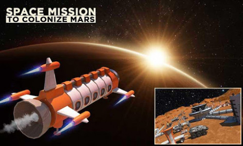 اسکرین شات بازی Space Station Construction City Planet Mars Colony 2