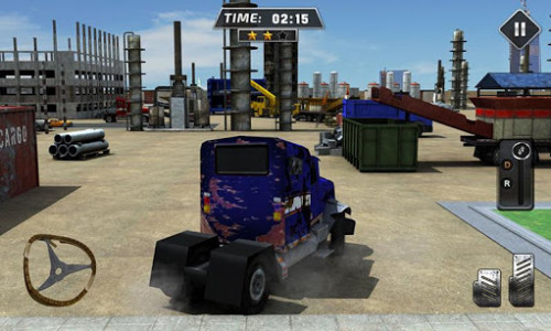 اسکرین شات بازی Wrecked Truck Crusher Crane 3D 2
