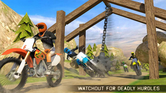 اسکرین شات بازی Motocross Race Dirt Bike Games 2