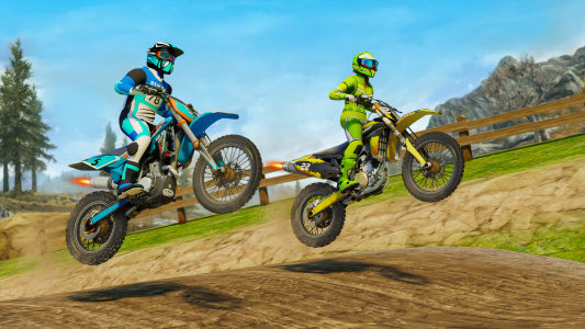 اسکرین شات بازی Motocross Race Dirt Bike Games 2