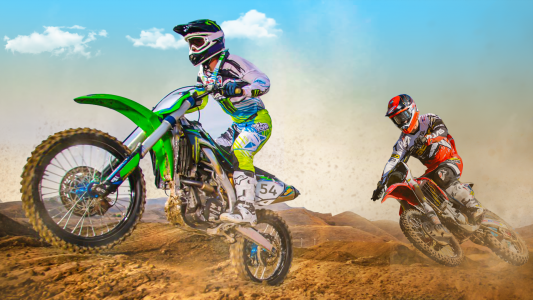 اسکرین شات بازی Motocross Race Dirt Bike Games 6