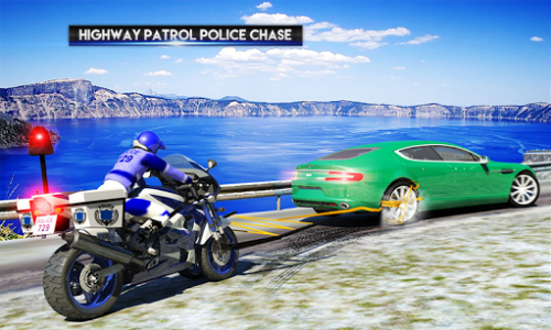 اسکرین شات بازی US Police Motorcycle Grappler: Highway Patrol Bike 2