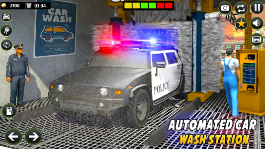 اسکرین شات 4 بازی Gas Station Police Car Parking