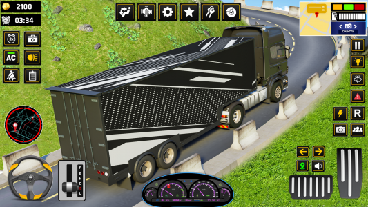 اسکرین شات بازی Euro Transporter Truck Games 5
