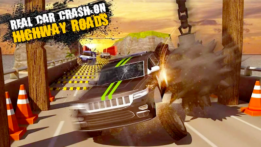 اسکرین شات بازی Car Crash Speed Bump Car Games 1