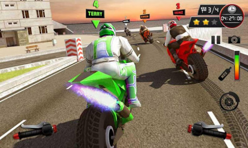 اسکرین شات بازی City Street Bike Racing: Xtreme Motorcycle Rider 5