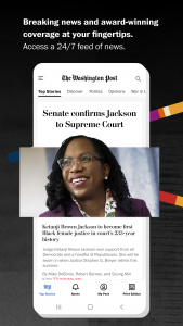 اسکرین شات 1 برنامه Washington Post: Live News