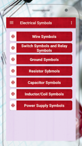 اسکرین شات برنامه Electrical Symbols 2