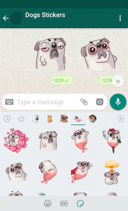 اسکرین شات برنامه WAStickerApps - Dog Stickers 🐶 4