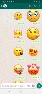 اسکرین شات برنامه Wastickerapps love stickers emojis for Whatsapp 2