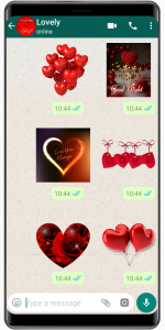اسکرین شات برنامه Cute Love Stickers 2020 ❤️ WAStickerApps Love 1