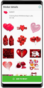 اسکرین شات برنامه Cute Love Stickers 2020 ❤️ WAStickerApps Love 4
