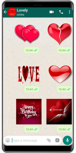 اسکرین شات برنامه Cute Love Stickers 2020 ❤️ WAStickerApps Love 2