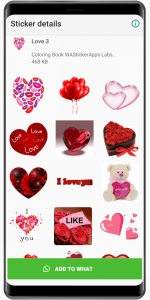 اسکرین شات برنامه Cute Love Stickers 2020 ❤️ WAStickerApps Love 5