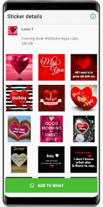 اسکرین شات برنامه Romantic love stickers 2020 ❤️ WAStickerApps Love 7