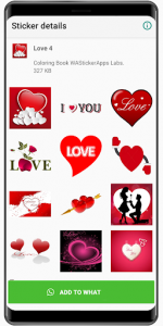 اسکرین شات برنامه Romantic love stickers 2020 ❤️ WAStickerApps Love 6