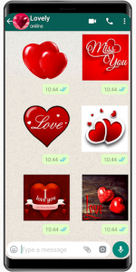 اسکرین شات برنامه Romantic love stickers 2020 ❤️ WAStickerApps Love 2
