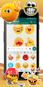 اسکرین شات برنامه WASticker animated emojis 5